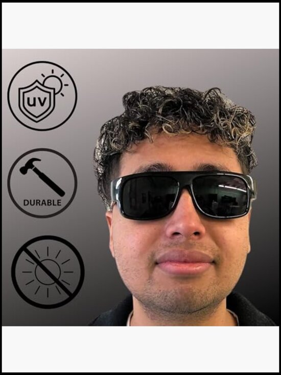 Plastic Oval Flat Top Locs Style Sunglasses UV Protection Retro